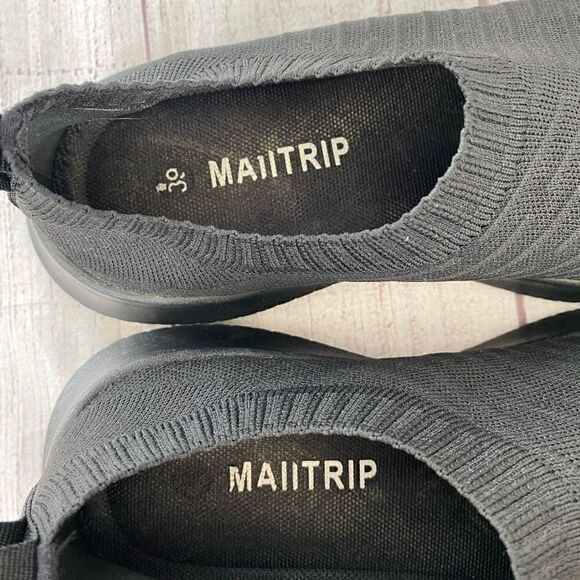 Maiitrip comfort elastic sock slip on lightweight shoes sz 39 - Picture 5 of 8